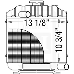 Kubota B7100 Radiator