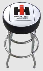 Authentic International Harvester Logo Bar Stool