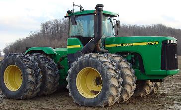 John Deere 9300 Tractor right view