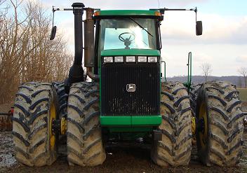 John Deere 9300 Tractor front view