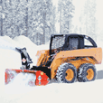 Skid Steer Snowblower 7 ft wide